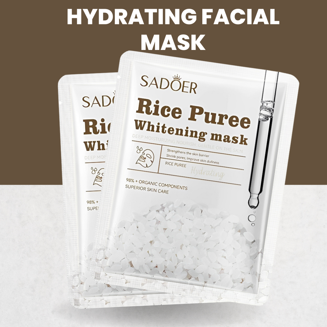 SADOER Rice Deep Moisturizing Hydrating Facial Mask