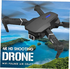 E88 Pro Drone with 4K HD Dual Camera/WiFi FPV, Foldable RC Quadcopter,