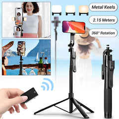 K29D Selfie Stick 360 Degree Rotatable Gimbal Tripod Remote Control